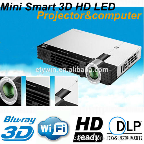 1000Lumens projector all in one full hd 3d led projector built-in computer 300 inch projector screen hd projector